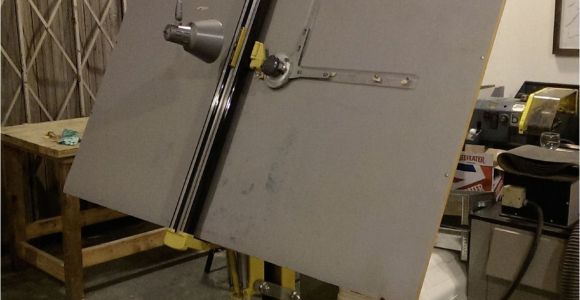 Lighted Drawing Table Draughtsmans Architects Drafting Board Drawing Industrial Technical