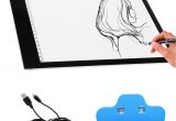 Lighted Drawing Table Vococal Usb Powered Ultra Thin A4 Led Eyesight Protected touch