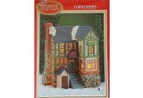 Lighted House Number Sign 1996 Dickens Collectibles towne Series Porcelain Lighted House 293