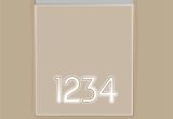Lighted House Number Sign 3 Ways to Illuminate House Numbers Wikihow