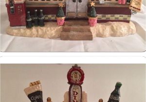 Lighted House Number Sign A Kurt S Adler 1998 Coca Cola Brand Christmas Village Diner