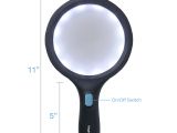 Lighted Magnifying Glass Walmart Magnipros 5 5 Jumbo Handheld Magnifying Glass with 12 Bright Led
