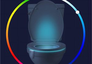 Lighted toilet Seat Lumilux Advanced 16 Color Motion Sensor Led toilet Bowl Night