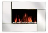 Linear Gas Fireplace Prices Canada Shop Modern Homes 67501 Wall Mount Bevel Edge Mirror Fireplace at