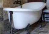 Lion Foot Bathtub 67" Cast Iron Slipper Clawfoot Tub W Lions Feet