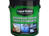 Liquid Rubberized Flooring Liquid Rubber Color Waterproof Sealant 1 Gallon Medium Brown
