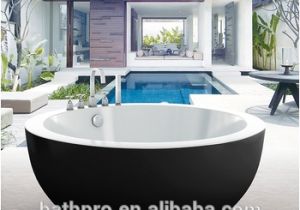 Little Bathtubs for Sale Black Bath 135cm Circle Round Shape Small Freestanding