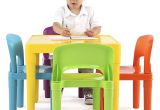 Little Tikes Bright N Bold Table and Chair Set Blue Green Amazon Com tot Tutors Kids Plastic Table and 4 Chairs Set Vibrant
