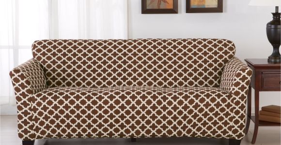 Ll Bean sofa Slipcover Shop Home Fashion Designs Brenna Collection Trellis Print Stretch