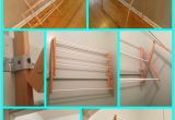 Lofti Drying Rack Canada Two It Yourself Diy Laundry Drying Rack Wall Mount From Floor