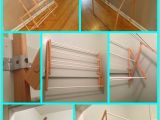 Lofti Drying Rack Canada Two It Yourself Diy Laundry Drying Rack Wall Mount From Floor