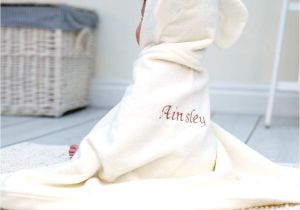 Long Baby Bathtub Long Eared Puppy Hooded Baby Bath towel Gift Set