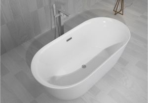 Long Portable Bathtub European Classic Royal Acrylic soaking Bathtub Japanese