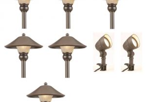 Low Voltage Path Light Kits Amazon Com Low Voltage Led Bronze Outdoor Light Kit 8 Pack Clothing