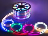 Low Voltage Rope Lighting Ac 110 240v Flexible Rgb Led Neon Light Strip Ip65 Multi Color