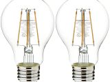 Low Watt Light Bulbs Amazon Com Amazonbasics 40 Watt Equivalent Clear Dimmable A19