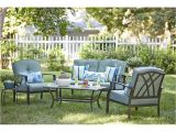 Lowe S Canada Camping Chairs Garden Treasures Cascade Creek 4 Piece Conversation Set Lowe S