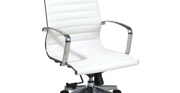 Lowe S Canada Office Chairs Vittoria White Leather Modern Office Chair Diy Stand Up Desk Check