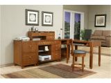 Lowes Brown Office Chairs Shop Whalen San Luis Honey Maple Executive Desk at Lowes Com