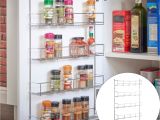 Lowes.ca Spice Rack Food Pantry Storage Cabinets 5 Tier Kitchen Spice Rack Cabinet