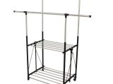 Lowes Chrome Steel Garment Rack 19 7 W Garment Rack Garment Racks Storage organization and