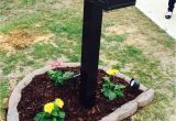 Lowes Decorative Garden Rocks Simple Mailbox Landscape Idea All Materials From Lowes Landscape
