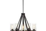Lowes Hallway Lights Shop Kichler Lighting Barrington 5 Light Anvil Iron and Driftwood