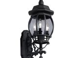 Lowes Outdoor Hanging Lamps Shop Portfolio 22 68 In H Black Outdoor Wall Light at Lowes Com