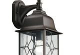 Lowes Outdoor Hanging Lamps Shop Portfolio Litshire 15 62 In H Oil Rubbed Bronze Outdoor Wall