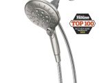 Lowes Shower Heads and Faucets Moen Engage with Magnetix 5 5 In 2 0 Gpm 7 6 Lpm Spot Resist