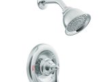 Lowes Shower Heads and Faucets Shop Moen Caldwell Chrome 1 Handle Shower Faucet with Single