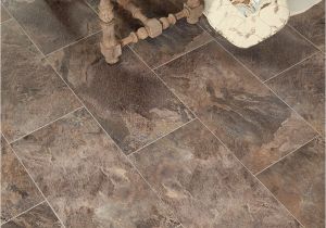 Lowes Stick Down Flooring Stainmastera 12 In X 24 In Groutable Harbor Slate Brown Peel and