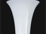 Lunera Susan Lamp Opal Glass Tulip Shaped torchiere Shade 3 1 4 O D X 1 5 8 Inch