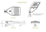 Lunera Susan Lamp Vertical Ge Lighting Eals Series 157 Watt Evolve Led area Light Fixture 120 277v