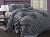 Lush Decor Belle 4 Piece Comforter Set Lush Decor Serena 3 Piece Comforter Set King White for the Home