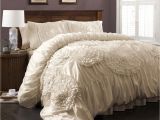 Lush Decor Belle 4-piece Comforter Set Queen Ivory Ivory Serena Comforter Set I Want This I Want It Pinterest