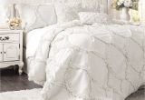 Lush Decor Belle 4-piece Comforter Set Queen White Master Bedroom Chandeliers Ideas and Pictures Master Bedroom