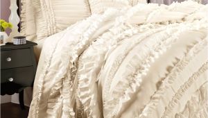 Lush Decor Belle 4-piece Comforter Set White Add New Life to Your Bedroom with This Flirty Feminine Four Piece