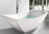 Luxury Bathtubs Canada Viola Freestanding solid Surface Stone 67” Tub Bathtubs