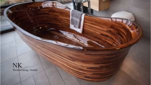 Luxury Beautiful Bathtubs Wooden Bathtubs for Modern Interior Design and Luxury