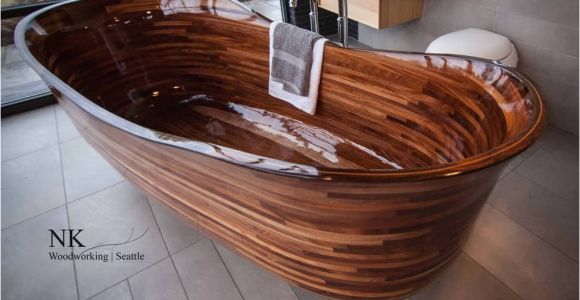 Luxury Beautiful Bathtubs Wooden Bathtubs for Modern Interior Design and Luxury
