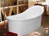 Luxury Freestanding Bathtubs 1740mm Freestanding Slipper Bath Tub Double Ended Roll top
