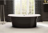 Maax Ella Ella Sleek Freestanding Bathtub Maax Ella Sleek Freestanding Tub with Gloss Black Skirt