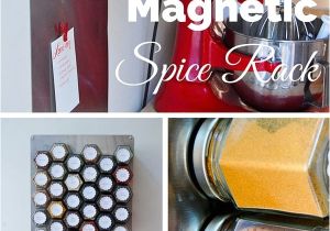 Magnetic Ribbon Rack Check Out the Tutorial Diy Magnetic Spice Rack Crafts
