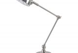Magnifying Desk Lamp Lowes Shop Tensor 20 In Adjustable Brushed Nickel Led Swing Arm Desk Lamp