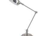 Magnifying Desk Lamp Lowes Shop Tensor 20 In Adjustable Brushed Nickel Led Swing Arm Desk Lamp