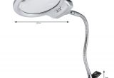 Magnifying Work Light Makeup Magnifying Mirror Desk Lamp Lighted Magnifier Led Light Lamp