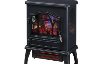 Mainstays Electric Fireplace with 4 Element Quartz Heater 3d Infrared Quartz Electric Fireplace Stove Black Walmart Com