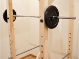 Making A Wooden Squat Rack Homemade Diy Power Rack Iron Add