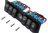 Marine Cabin Lights Aliexpress Com Buy 6 Gang 12v 24v Rocker Switch for Car Marine